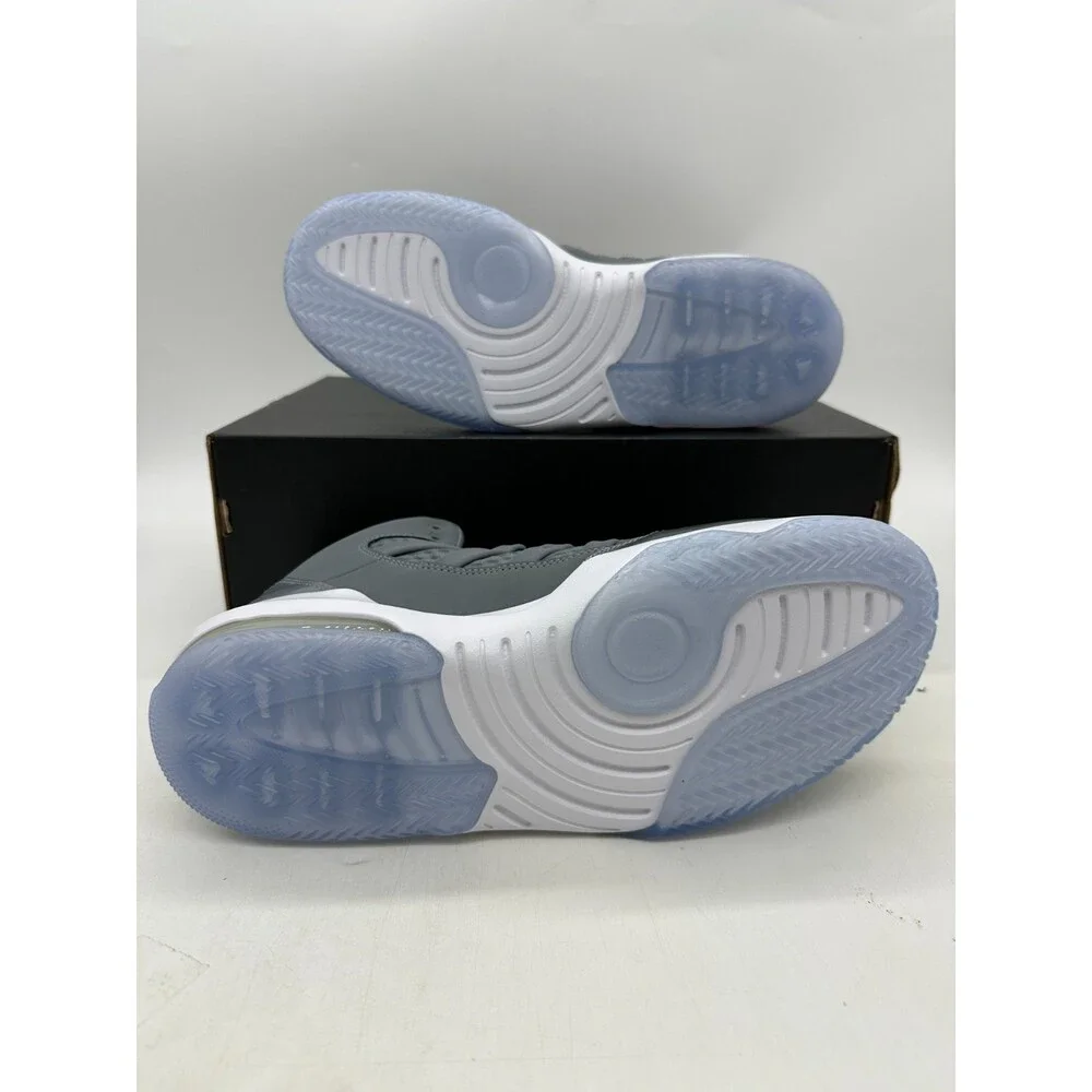 Jordan Max Aura Men's Size 9.5 Grey White basketball Athletic Shoes AQ9084 010